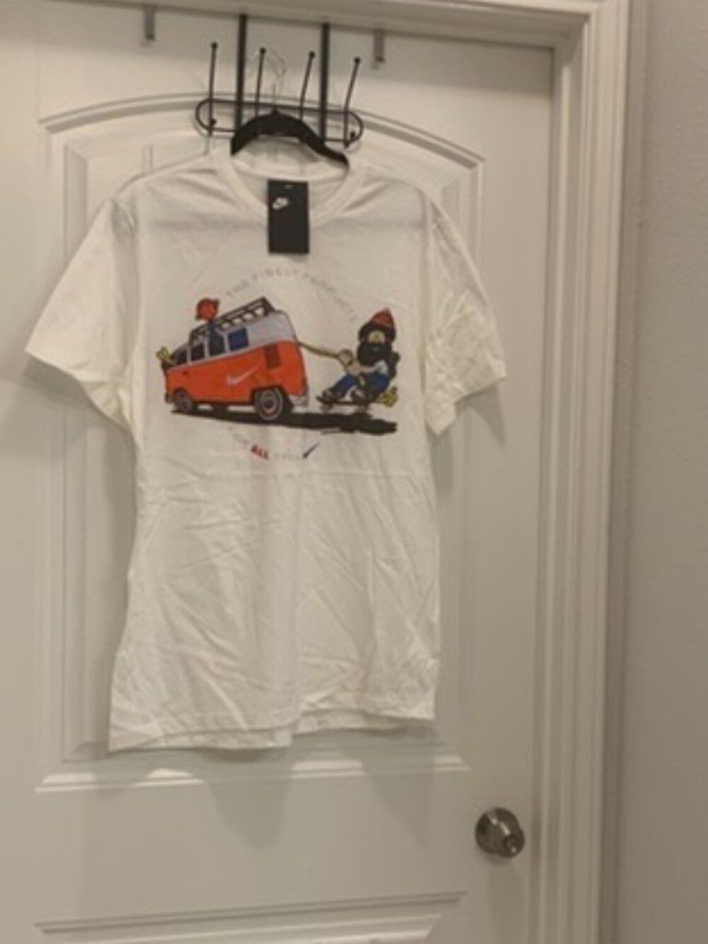 NWT Nike Graphic T-Shirt White Outdoor Adventure Tee